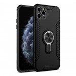 Wholesale Airvent Holder 360 Ring Stand Armor Case with Magnetic Metal Plate for iPhone 11 6.1 (Black)